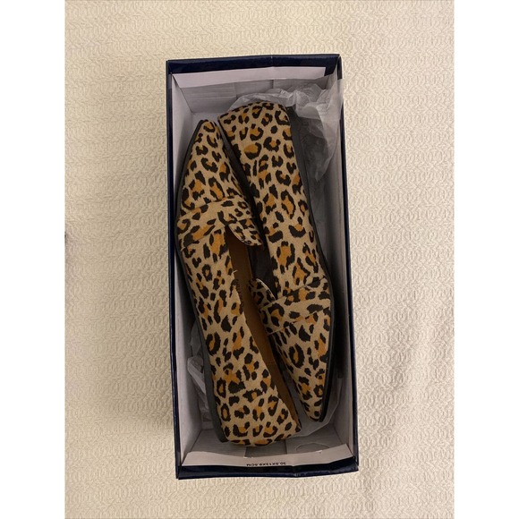 Women's REFRESH brown & black leopard shilla-06 loafers Sz 8.5 NEW IN BOX - Picture 2 of 4